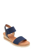 André Assous Neveah Espadrille Sandal Navy/Navy at Nordstrom,