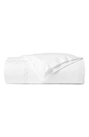 SFERRA Catena Border Print Cotton Duvet Cover in White/Lunar at Nordstrom, Size Twin