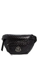 Moncler Felicie Quilted Nylon Belt Bag in Black at Nordstrom