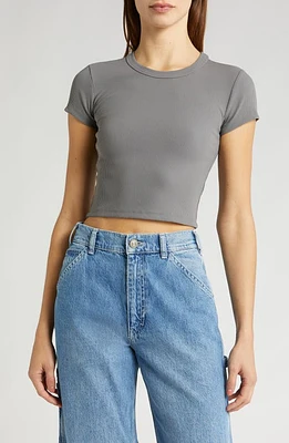 BP. Compact Rib Crop Baby Tee at Nordstrom,