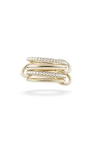 Spinelli Kilcollin Polaris Linked Diamond Rings Yellow Gold at Nordstrom,