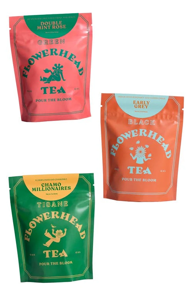 Flowerhead Tea The Classics Set in Orange at Nordstrom