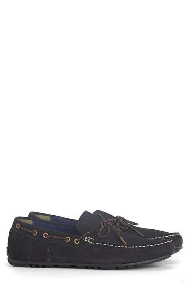 Barbour Jenson Driving Shoe Navy Suede at Nordstrom,