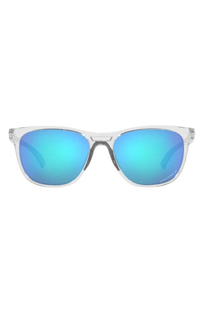 Oakley Leadline 56mm Prizm Polarized Square Sunglasses in Clear at Nordstrom