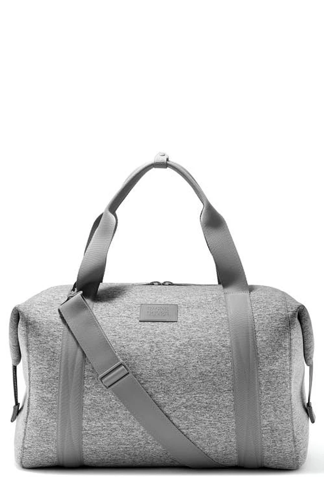 Dagne Dover Landon Extra Large Neoprene Carryall in Heather Grey at Nordstrom