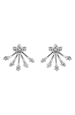 Hueb Luminus Diamond Stud Earrings in White Gold at Nordstrom