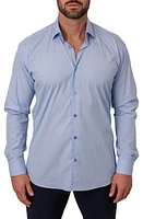 Maceoo Fibonacci Blue Regular Fit Button-Up Shirt at Nordstrom, Size Xx-Large