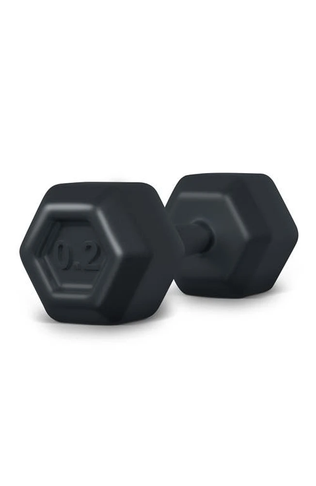 Fred & Friends Buff Baby Barbell Rattle in Black at Nordstrom