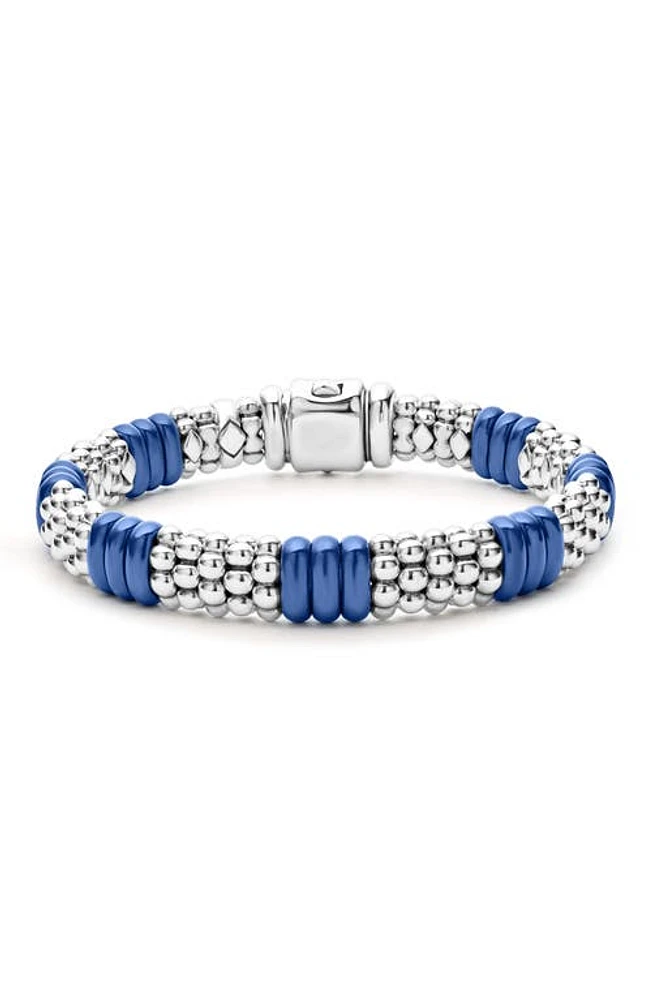 LAGOS Blue Caviar Station Rope Bracelet in Ultramarine at Nordstrom, Size 7