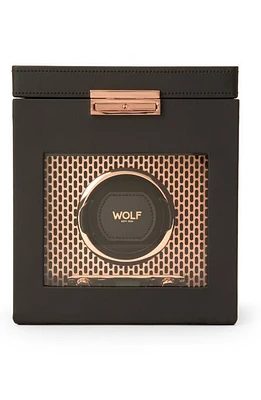 WOLF Axis Single Watch Winder & Case in Copper at Nordstrom