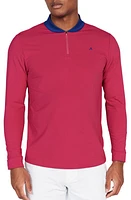 Redvanly Briar Contrast Collar Quarter Zip Pullover at Nordstrom,