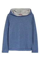 Johnston & Murphy Kids' Solid Reversible Hoodie Blue/Light Gray at