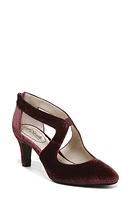 LifeStride Giovanna 2 Pump - Wide Width Available Velvet at Nordstrom,