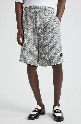 AMIRI Bouclé Tweed Skater Shorts Ashley Blue at Nordstrom, Us