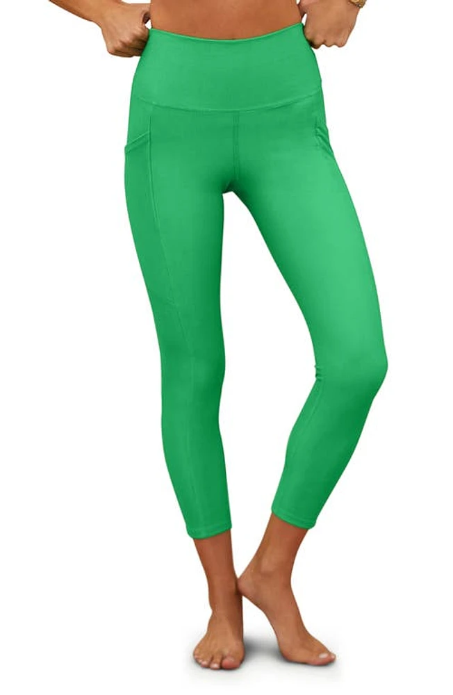 Beach Riot High Waist Leggings in Island Green at Nordstrom, Size X-Small