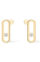 Messika Move Uno Floating Diamond Stud Earrings in Gold at Nordstrom