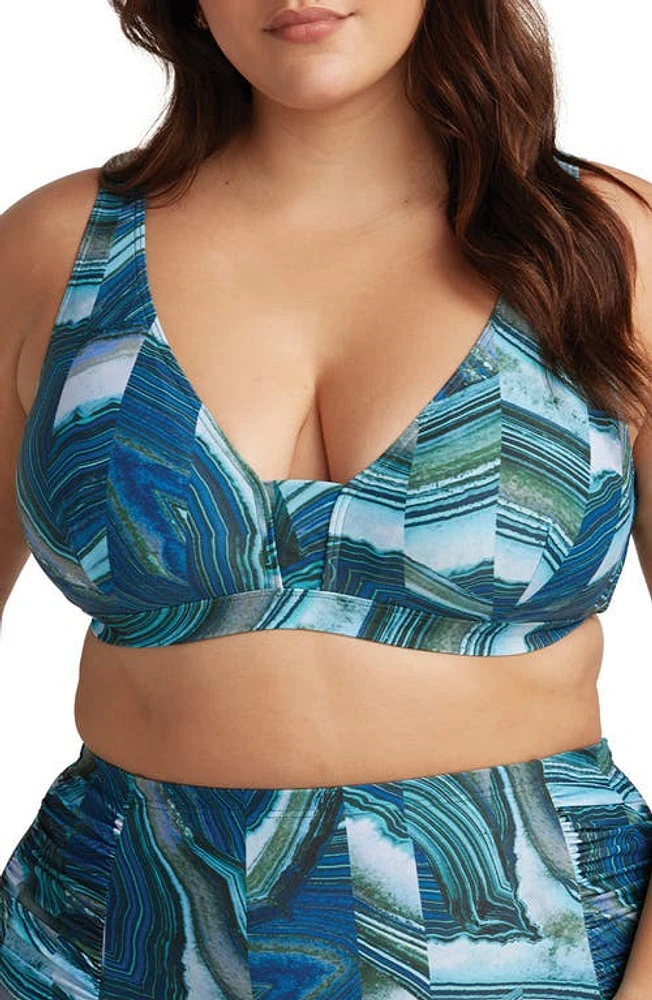 Artesands Chalcedony Gericault Bikini Top Teal at Nordstrom, Us