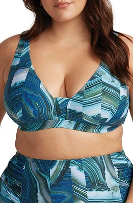 Artesands Chalcedony Gericault Bikini Top Teal at Nordstrom, Us