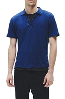 rag & bone Classic Fit Solid Slub Jersey Polo in Sal at Nordstrom, Size X-Large