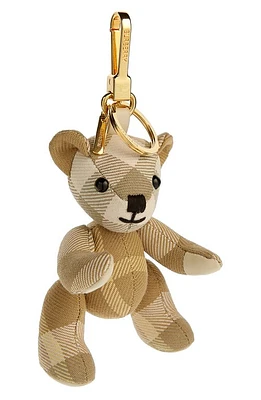 burberry Thomas Check Bag Charm in Flax at Nordstrom