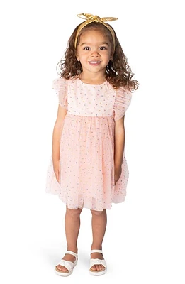 Popatu Confetti Pinafore Dress Peach at Nordstrom,