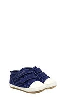 Robeez Brooks Crib Sneaker Dark Blue at Nordstrom, Months