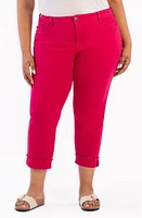 KUT from the Kloth Amy Frayed Crop Slim Straight Leg Jeans at Nordstrom,