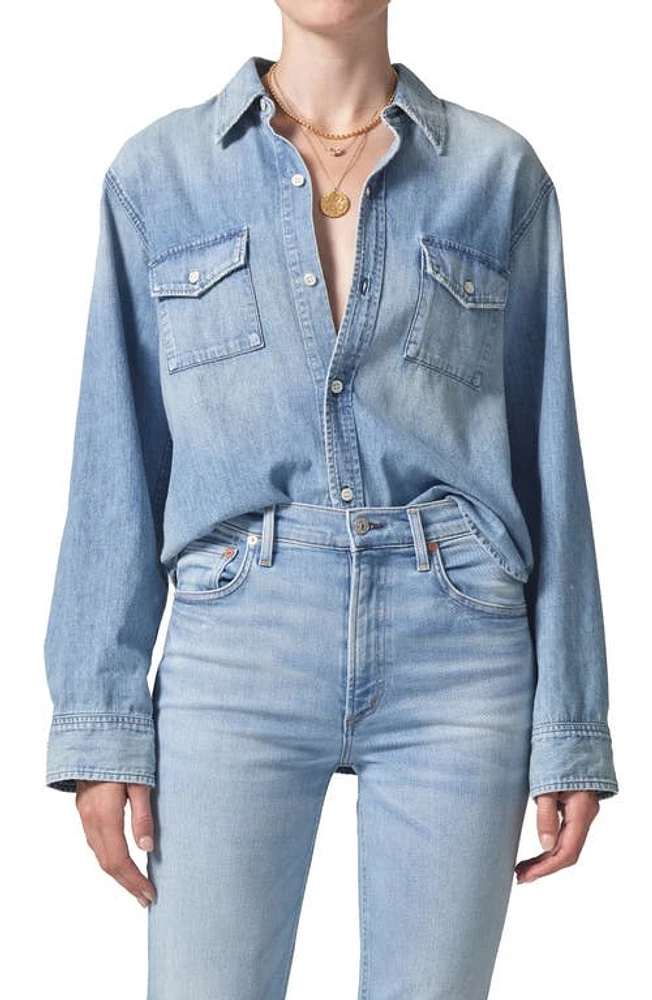 Citizens of Humanity Baby Shay Denim Shirt Curran at Nordstrom,