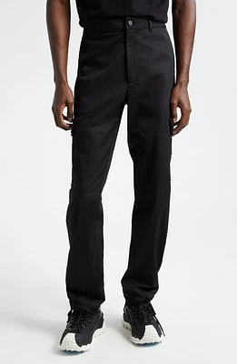 Moncler Stretch Cotton Cargo Pants Black at Nordstrom, Us