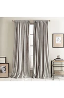 DKNY Modern Knotted Velvet Set of 2 Window Panels in Silver at Nordstrom