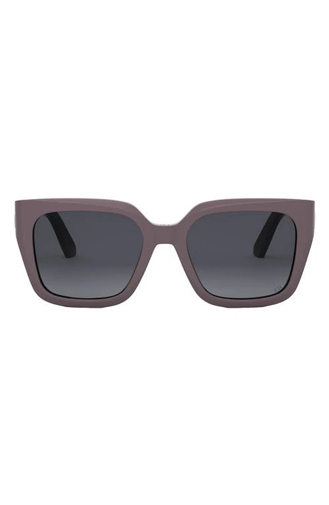 DIOR 30Montaigne S8U 54mm Square Sunglasses in Grey/Other /Gradient Smoke at Nordstrom