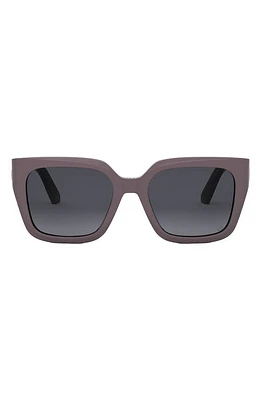 DIOR 30Montaigne S8U 54mm Square Sunglasses in Grey/Other /Gradient Smoke at Nordstrom