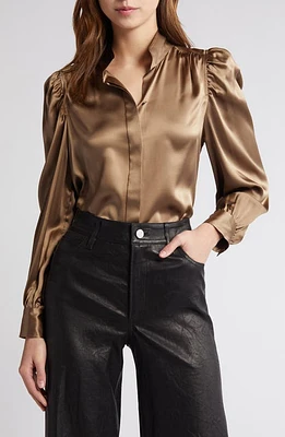 FRAME Gillian Silk Top at Nordstrom,