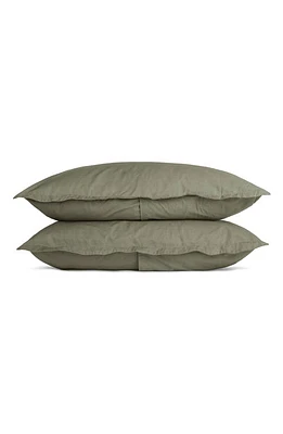 Parachute Percale Sham Set in Moss at Nordstrom