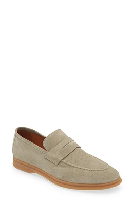 Eleventy Perforated Penny Loafer 07-Grey/Green at Nordstrom,