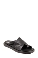 Bueno Jerika Toe Ring Sandal Black at Nordstrom,