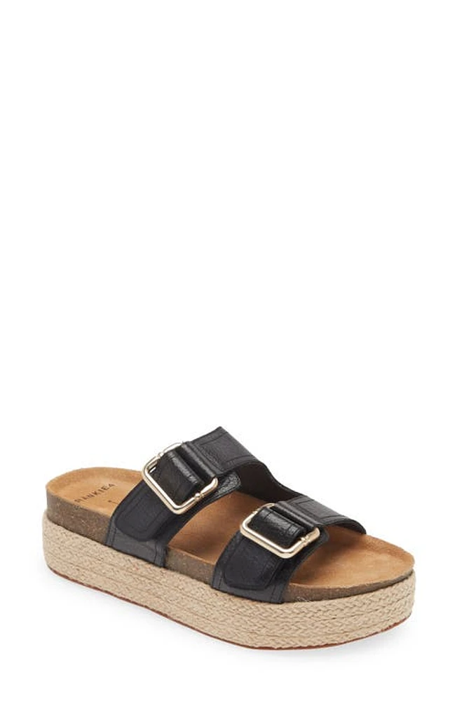 FRANKIE4 Bennett Platform Sandal Black at Nordstrom,