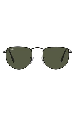 Ray-Ban 50mm Irregular Sunglasses in Black/Green at Nordstrom