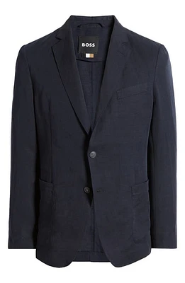 BOSS Hanry Circ Sport Coat Dark Blue at Nordstrom,