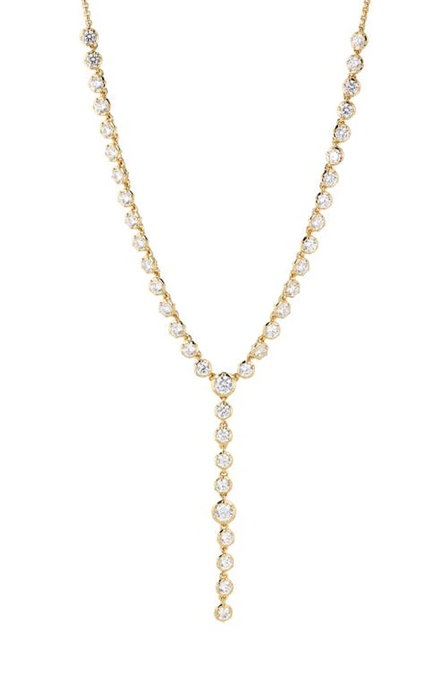 Nadri Cleo Slider Y-Necklace in Gold at Nordstrom