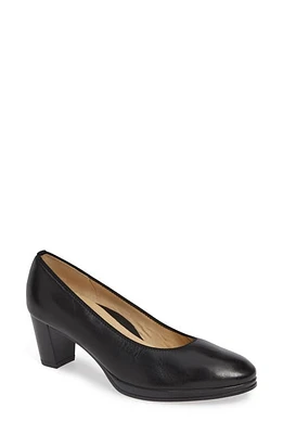 ara Ophelia Pump Black Leather at Nordstrom,