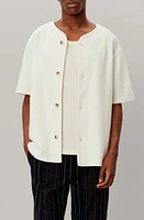 Les Deux Barry Button-Up Cotton Baseball Jersey at Nordstrom,