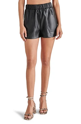 Steve Madden Faux the Record Leather Shorts at Nordstrom,