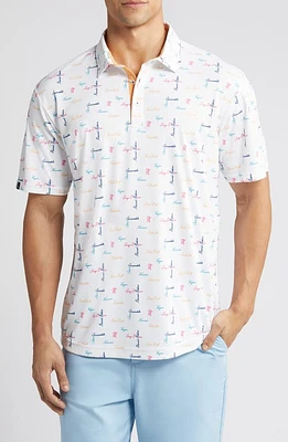 Swannies Barber Print Golf Polo at Nordstrom,