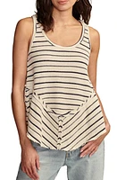 Lucky Brand Stripe Knit Tank Cream at Nordstrom,