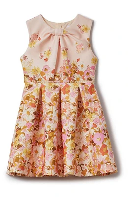 Reiss Kids' Josephine Floral Dress Coral Multi at Nordstrom, Y