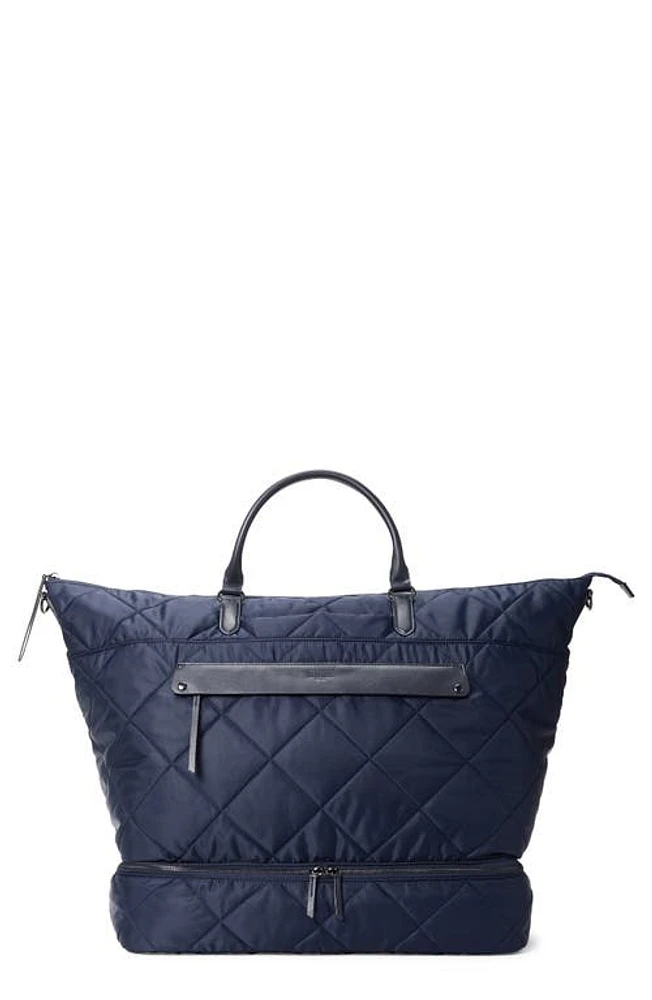 MZ Wallace Madison Quilted Weekend Bag in Navy at Nordstrom