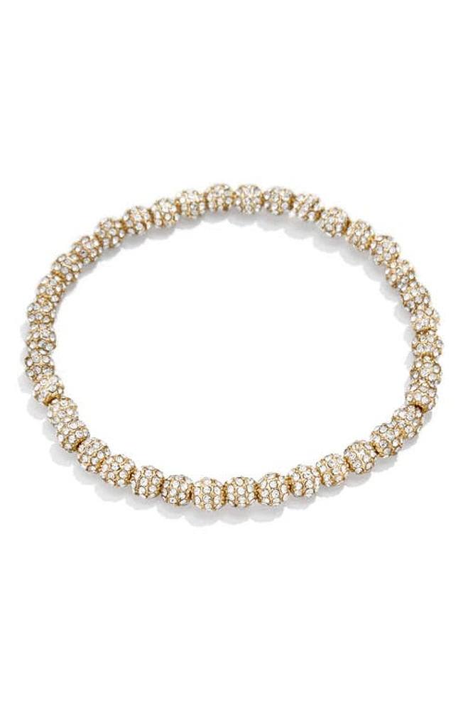 BaubleBar Mary Crystal Pavé Bracelet in Gold at Nordstrom