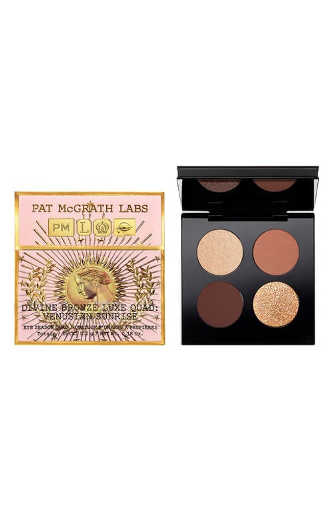 PAT McGRATH LABS Divine Bronze Luxe Quad: Venusian Sunrise Eyeshadow Palette at Nordstrom