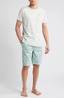 Tommy Bahama Cotton Short Pajamas Mint Print at Nordstrom,